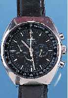 OMEGA ARMBANDCHRONOGRAPH SPEEDMASTER/PROFESSI-ONAL, REF.-NR. 145-014, SCHWEIZ UM 1970, EDELST. MASSIV, BODEN GESCHR., MINERALGL. (BER., IM ...