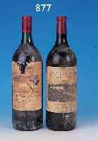 1 FLASCHE ROTWEIN, GRAND VIN DE LEOVILLE DU MARQUIS DE LAS CASES, SAINT JULIEN, 1978, ETIKETT Z.T. BESCHäDIGT, MAGNUM, L. SCHWUND