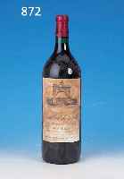 1 FLASCHE ROTWEIN, GRAND VIN DE LEOVILLE DU MARQUIS DE LAS CASES, SAINT-JULIEN, 1978, ALTERSSPUREN, INHALT NICHT GEPRüFT