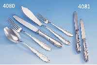 32-TEILIGES BESTECK, DEUTSCH FA. AUERHAHN CA. 30ER JAHRE, 800ER LSILBER, BESITZERMONOGRAMM A, BEST. AUS 5 FRüHSTüCKS- MESSERN ...