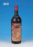 1 FLASCHE ROTWEIN, CHATEAU BOUTON ROTH- SCHILD, 1979, PAUILLAC, ETIKETT Z.T. BESCH.