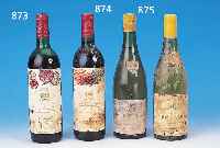 2 FLASCHEN WEIßWEIN, BATARD-MONTRACHET, GRAND CRU DE BOURGOGNE, 1976, ETIKETT L. AN- GERISSEN UND CORTON CHARLEMAGNE CHANSON PERé ET FILS ...