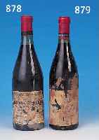 1 FLASCHE ROTWEIN, GRANDS ECHEZEAUX, 1970, ETIKETT BESCHäDIGT, BOURGOGNE, MISE DU DOMAINE