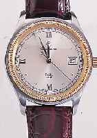 CHRONOSWISS HERRENARMBANDUHR PACIFIK, REF.- NR. 2814, SCHWEIZ 1999, EDELST. POL., BODEN U. KRONE GESCHR., BEIDS. VERGL., VERS. BLATT, ...