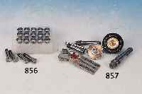 KONV. VON 51 SPANNZANGEN, DAVON 36 STüCK GEBRAUCHT, 15 STüCK NEUWERTIG, VERSCHIEDENE GRößEN, ALLE 8 MM AUFNAHME
