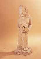 SKULPTUR, INDONESIEN, 20. JH., KALKSTEIN REICH GEHAUEN, H. CA. 108 CM
