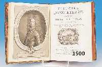 HISTOIRE D'ANGLETERRE, PAR DERAPIN TOYRAS, 10 BäNDE, 1724, MIT ZAHLREICHEN KUPFER- STICHKARTEN UND ABBILDUNGEN, LEDEREINBäNDE MIT ...