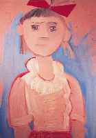 MARTIN, MITTE 20. JH., MäDCHENBILDNIS, ÖL/HOLZ, SIGN., 90 X 58 CM, R.