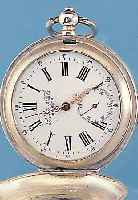PERRET & FILS/BRENETS HERRENTASCHENUHR SAVO- NETTE, REF.-NR. 331392, SCHWEIZ UM 1855, 875ER SILBER, BEIDE SCHALEN SYM. GUILL., MONO-GRAMMSPIEGEL ...