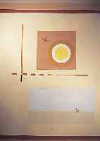 STEINBERG, ABSTRAKTE KOMPOSITION, ÖL/LWD., RüCKSEITIG SIGN. (?), 150 X 100 CM