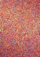 Borgacheff, abstrakte Komposition, Öl/Spanplatte, dat. 1979-1982, 74 x 50 cm