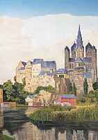 WEHRLE, PAUL JOSEF, *1884 KARLSRUHE, SCHüLER RICH. STRASSBERGERS, AUG. GEBHARDS UNDFERDINAND KELLERS IN KARLSRUHE, ZAHLREICHE SEINER ...