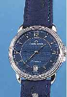 MAURICE LACROIX HERRENARMBANDUHR, REF.-NR. 820/11577, SCHWEIZ UM 1997, EDELST. POL., UN- GETR. LAGERW., ORIG.-LEDERB. M. STAHL-STIFT- SCHL., ...