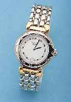 TABBAH HERRENARMBANDUHR PREMIERE, REF.-NR. 5-10530, SCHWEIZ UM 1996, EDELST. POL., GEH. AUSSEN SOWIE BANDTEILE HARTVERG., DOPPELTE UNSICHTB. ...