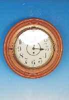 WANDUHR, JUNGHANS, UM 1915, SOG. "BUREAUUHR"PROFILIERTER HOLZRAHMEN, GLASDECKEL, METALL- ZIFFERBLATT, SKELET. MESSENGPLATINENWERK, ...