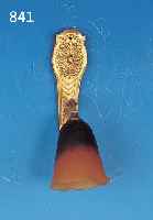 LAMPE, FRANKREICH, SCHNEIDER SIGNIERT, 30ER JAHRE, PATE-DE-VERRE-GLAS, H. 31 CM