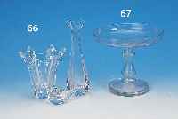 ZWEI VASEN UND EINE VOGELSKULPTUR, DAUM, NANCY, SIGNIERT, 2. HäLFTE 20. JH., GLAS,, H. 5-25 CM
