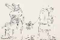 GROSZ, GEORGE, 1893 - 1959, LITHOGRAPHIE, 26,5 X 35 CM, INTEREGNUM 1936 NEW YORK, 42ER AUFLAGE