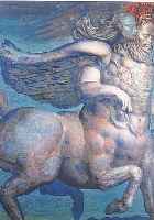 FUCHS, ERNST, PROF., SERIEGRAPHIE, 49 X 43 CMPEGASUS UND MUSE, 1979, HANDSIGNIERT, NUM. 264/450