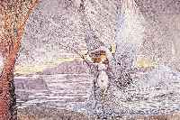 FUCHS, ERNST, ZWEI OFFSETDRUCKE, 38 X 47,5 CM, LEDA MIT DEM SCHWAN UND CHRISTINE, EINES HANDSIGNIERT