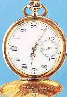 HERRENTASCHENUHR SAVONETTE, REF.-NR. 5654, SCHWEIZ/DEUTSCHLAND UM 1910, ROSE-G. 585/000- GEH. M. RELIEFIERT AUFGL. SCHMUCKMONOGR. ...