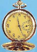 DÜRRSTEIN & CO. HERRENTASCHENUHR SAVONETTE, REF.-NR. 91530, DEUTSCHLAND/SCHWEIZ UM 1910, RG 585/000, AUßEN GLATT, 2-FACH SIGN. AUF ...