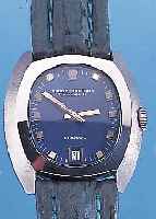 GIRARD PERREGAUX HERRENARMBANDUHR CHRONOMETER-HF, SCHWEIZ UM 1970, EDELST., BODEN GESCHR.,ZENTRALROTOR, 39 ST., SCHNELLSCHW., GLYC.- UNR., ...