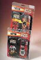 SET: 2 STARWARS WATCHES IN ORIG.-VERPACKUNG AUS SERIE EPISODE I, 1X PODRACER PILOT, 1X DARTH MAUL, BEIDE ORIG.-ZUSTAND VON NELSONIC, ANZEIGEN ...