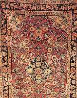 SAROGH MAHAL,PERSIEN CA 207 X 128 CM. . EHZ 3-4.FLOR WOLLE.CA 50 JAHRE.