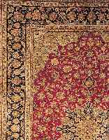 NADJAFABAD,PERSIEN CA 405 X 292 CM. .EHZ 3 FLOR WOLLE.CA 30 JAHRE.