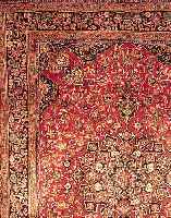 SABSEWAR,PERSIEN CA 387 X 291 CM. ,EHZ 3 FLOR WOLLE.CA 30 JAHRE.