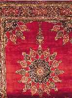 MESCHED SIGN,PERSIEN CA 383 X 295 CM. . EHZ 3-4.FLOR WOLLE.CA 50 JAHRE.