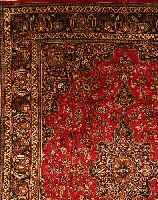 MESCHED,PERSIEN CA 390 X 301 CM. .EHZ 3-4 FLOR WOLLE.CA 40 JAHRE.