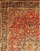 NADJAFABAD,PERSIEN CA 412 X 280 CM. .EHZ 3 FLOR WOLLE.CA 50 JAHRE.