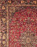 NADJAFABAD,PERSIEN CA 407 X 295 CM. .EHZ 3 FLOR WOLLE.CA 40 JAHRE.