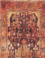 NAHAWAND,PERSIEN CA 324 X 164 CM. .FLOR WOLLEEHZ 3.CA 40 JAHRE.