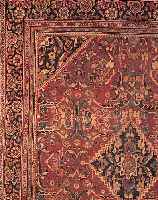 Meschkabad,Persien ca 407 x 317 cm. .Ehz 5 Flor Wolle.um 1920.