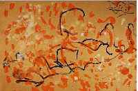 ZWEREW, ANATOL, 1931-1986, GOUACHE AUF PAPIER, RE. U. MONOGR. UND DAT. 84, GEBRäUNTESPAPIER, CA. 60 X 42 CM