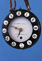 CHARLES UDIN-BREVETE HERRENTASCHENUHR LEPINE, REF.-NR. 2130, FRANKREICH (PARIS) UM 1835, WOHL ALS FRüHE BLINDENUHR KONZIPIERT, EBEN- HOLZGEH ...