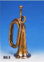 HORN, KLINGENTHAL, ANFANG 20 JH., , MESSING, ALTERSSPUREN, L. CA. 33 CM