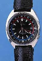 SEIKO HERRENARMBANDUHR NAVIGATORTIMER, REF.-NR. 120190, JAPAN UM 1970, EDELST., AUTOMATIK,KAL. 6117B, ZENTRALROTOR, 17 ST., RINGUNR., FLACHSPIR., ...