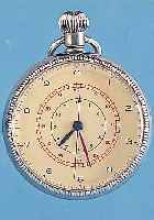 ZENITH B-TASCHENUHR, REF.-NR. 8340798, SCHWEIZ UM 1940, NICKEL VERSCHR., FüR DIE BRIT. ARMEE SO REG.-GRAV. AUF GEH.-BODEN, ZIFFERBL. ...