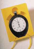 BREITLING EINHANDSTOPPER SPRINT, SCHWEIZ UM 1970, KUNSTSTOFFGEH., KUNSTSTOFF-ORIG.-KASTEN,1/5 SEK.-AUFL., 30-MIN.-STOPPZäHLER, TRAGEKOR-DEL, L. ...
