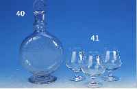 KARAFFE, FRANKREICH, BACCARAT, UM 1900, FARBLOSES KRISTALLGLAS, REICH GESCHLIFFEN UND GEäTZT, H. CA. 27,5 CM