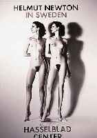 NEWTON, HELMUT, THE TWO VIOLETTAS, PLAKAT ZUR AUSST. IM HASSELBLAD CENTER GöTEBORG 1997,OFFSET, HANDSIGNIERT, CA. 100 X 70 CM