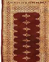 PAKISTANI CA.142 X 95 CM EHZ.2-3 CA.30 JAHRE FLOR WOLLE
