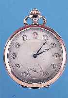ELECTION HERRENTASCHENUHR LEPINE, REF.-NR. 125018, SCHWEIZ UM 1915, 800ER SILBER, RäNDER VERG., BODEN GUILL., MONOGRAMMSP. FREI, VERS. BLATT ...