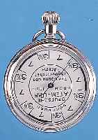 DEUTSCHE ATEMUHR IN FORM EINER TASCHENUHR, ENTWICKELT ZUR ÜBUNG DES RYTM. ATMENS UNTER PATENT-NR. 1118204, ENSPR. GET. KONTRASTZIF- FERBL., ...