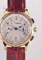 EXCELSIOR PARC ARMBANDCHRONOGRAPH, REF.-NR. 866755, SCHWEIZ UM 1947, METALL HARTVERG., EDELST.-BODEN U. GLASR. GEDR., VERS. BLATT M. TELE- U. ...