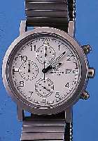 KONVOLUT: 2 HERRENARMBANDUHREN, UM 1997, BEIDE HIGH-TECH-QUARTZWERKE, 1X BEZ. M.C., CHRONOGRAPHENFKT., TITANGEH., TITANBAND, MINE-RALFLACHGL., ...